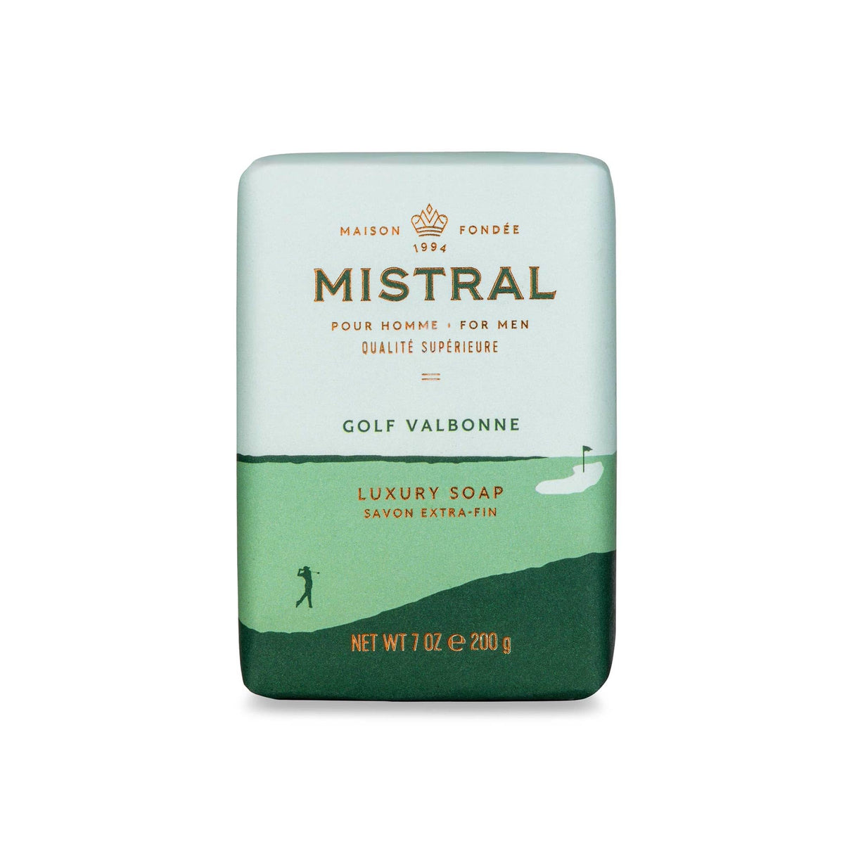 Mistral Men’s Luxury Bar Soap for Men, Classics Gift Set (4 x 8.8 oz)