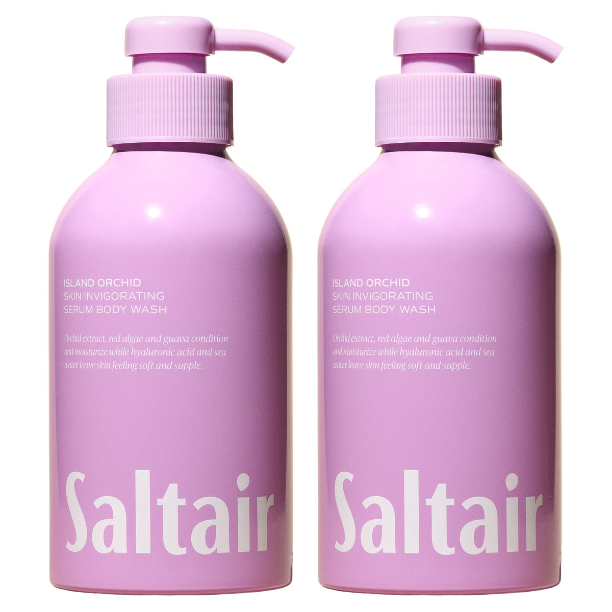 Saltair Body Wash Variety Pack | Santal Coconut Shower Gel Set | 2x 17oz
