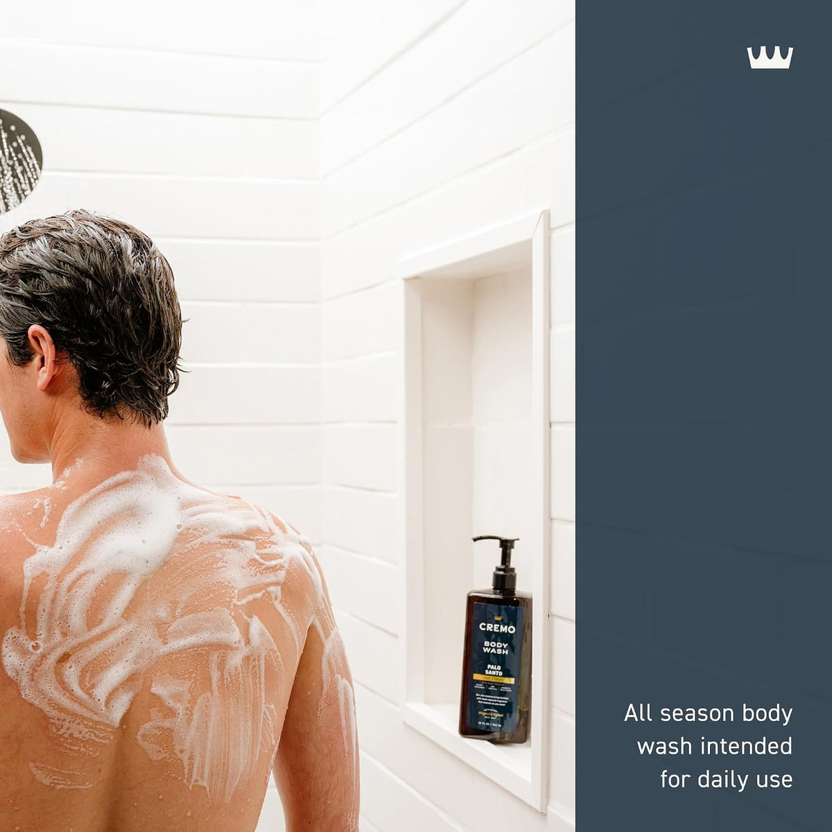 Cremo Body Wash for Men, Palo Santo, 32 Fl Oz