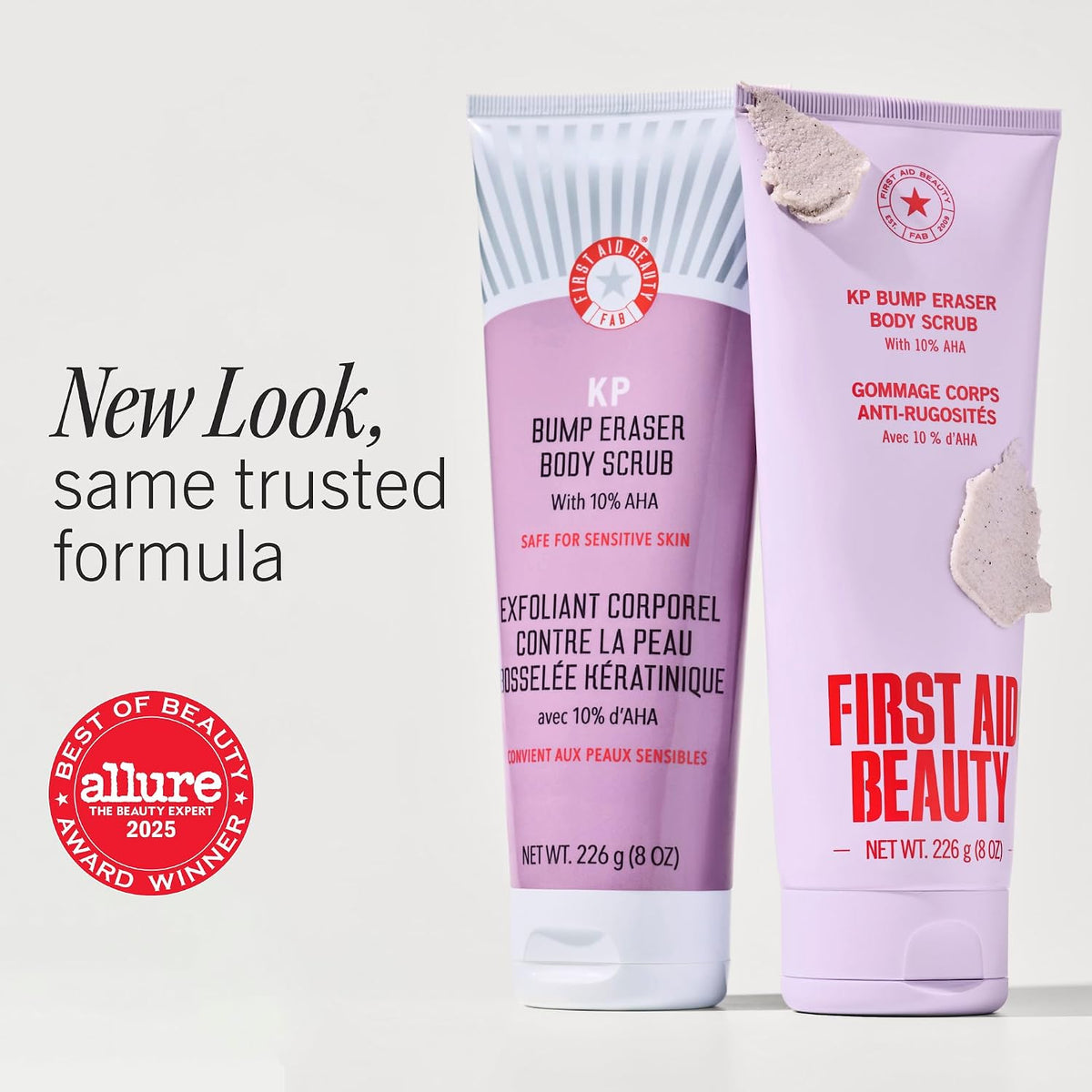 First Aid Beauty KP Bump Eraser Scrub, 10% AHA, Sensitive Skin