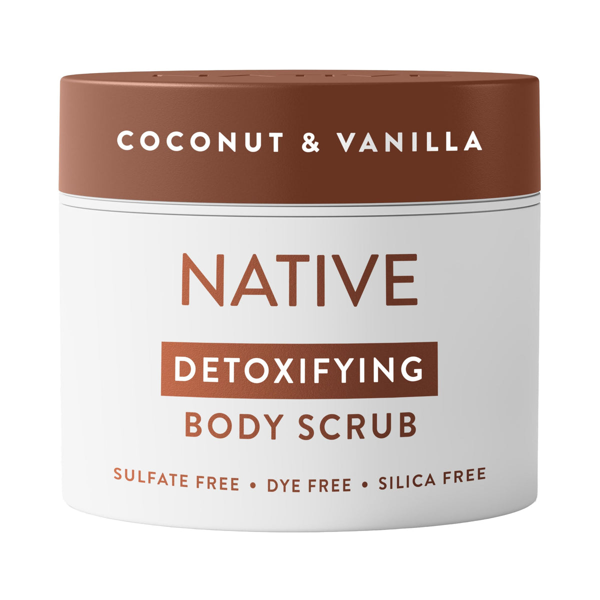 Native Body Scrub, Gently Exfoliates & Moisturizes for Smoother Skin in 1 Wash, Clean, Minimal, Silica-Free Ingredients for Sensitive Skin, for Women & Men, Sweet Peach & Nectar, 12 oz