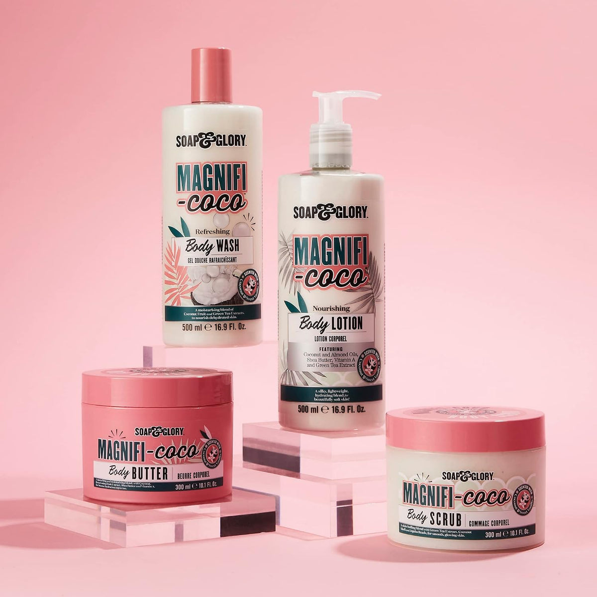 Soap & Glory Magnifi-Coco Buff and Ready Body Scrub & Exfoliator, 300 ml