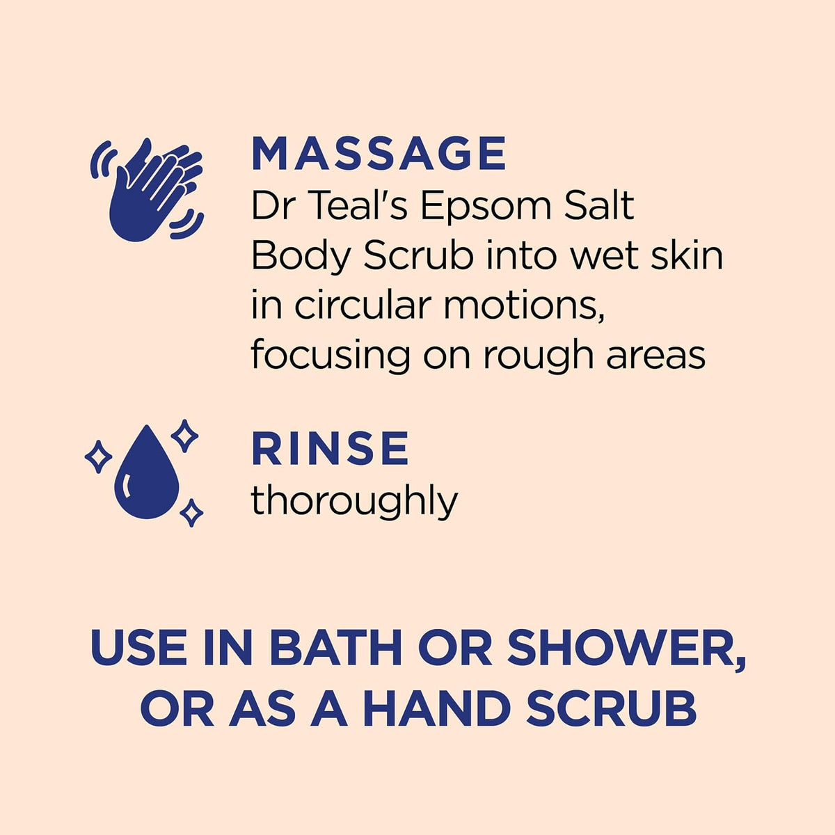 Dr Teal's Pink Himalayan Salt Body Scrub, Glow & Radiance with Pure Epsom Salt & Citrus Essential Oils 16 oz (Pack of 3)