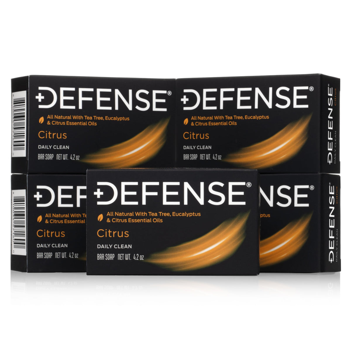 Defense Soap 5pk All Natural Tea Tree Bar Soap for Men