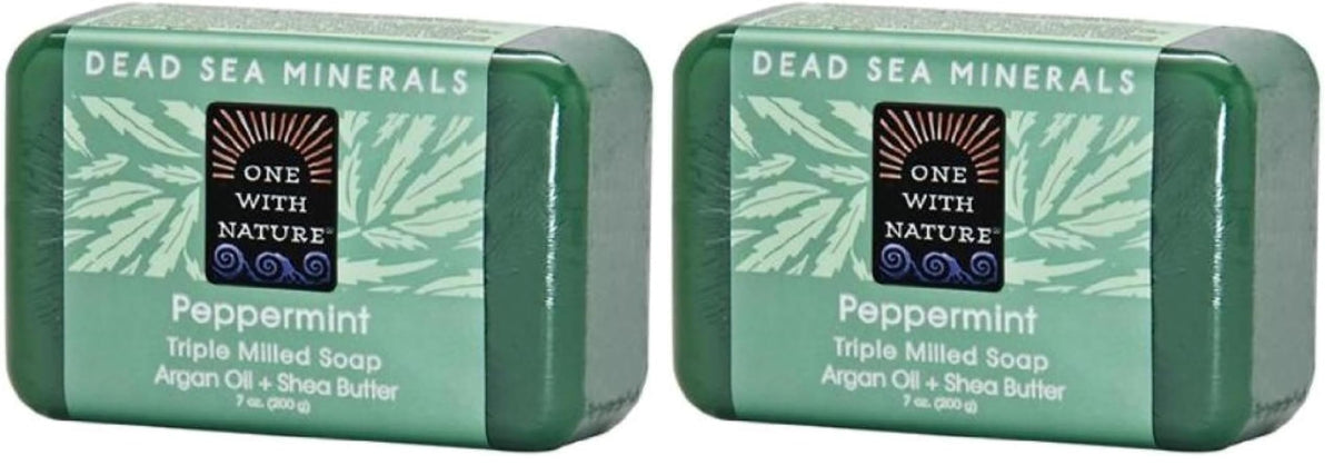 One With Nature Shea Butter Dead Sea Mineral Soap, 7 Ounce Bars (Pack of 6)