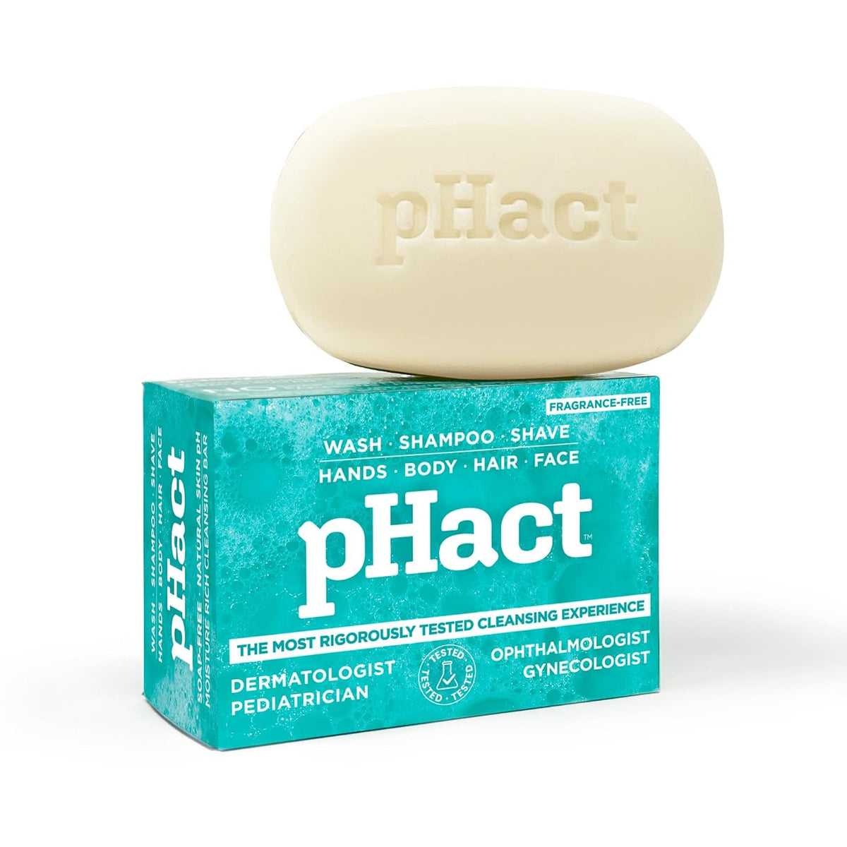 Andrew Lessman ProCaps pHact Unscented Cleansing Bar 4.25 oz (3 Pack)