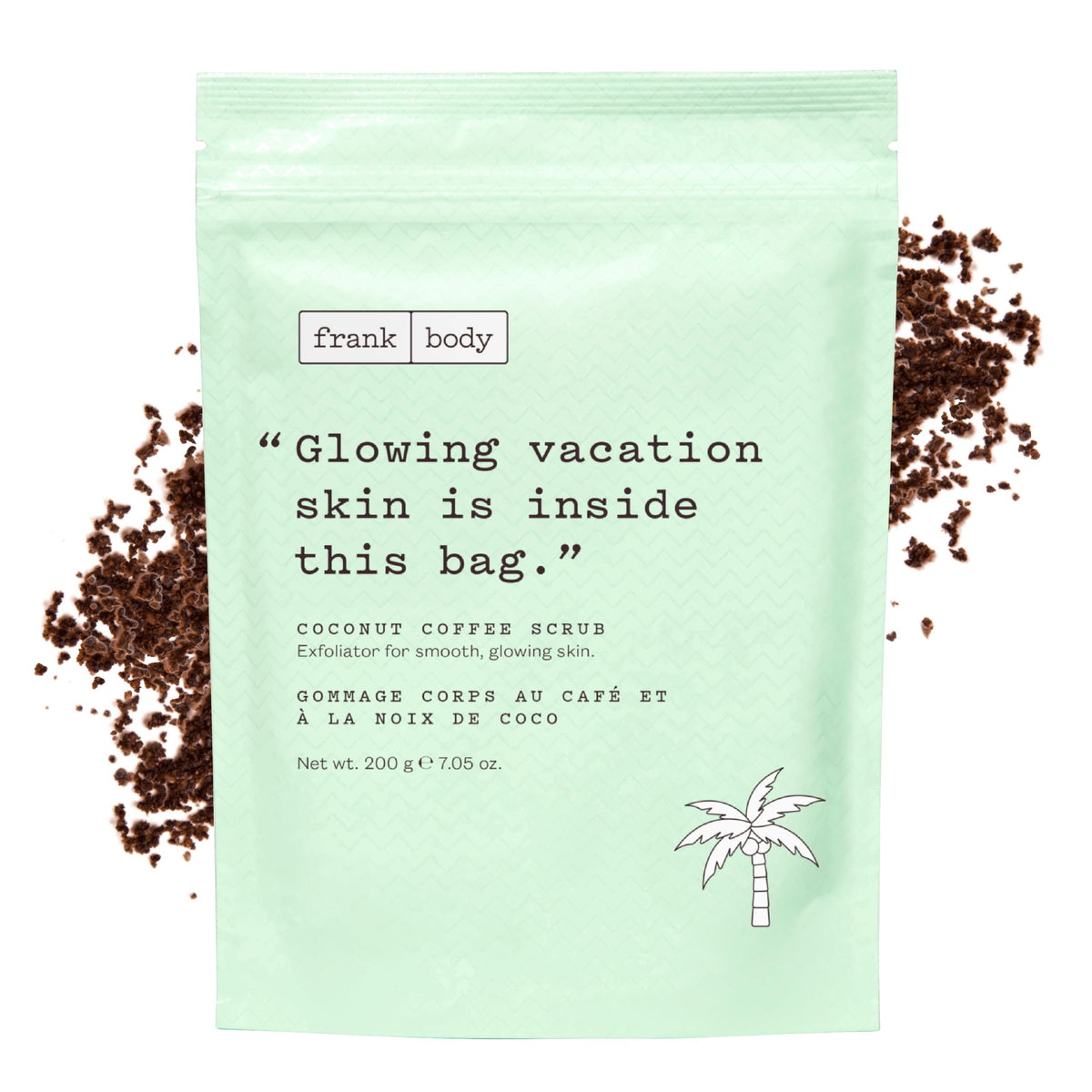 frank body Glycolic Acid Body Scrub | Fights KP & Breakouts, Spots & Tighten Pores | Reduces Acne with Niacinamide & Soothes with Witch Hazel | Glycolic Acid & Pumice | 8.82 oz | Pack of 1