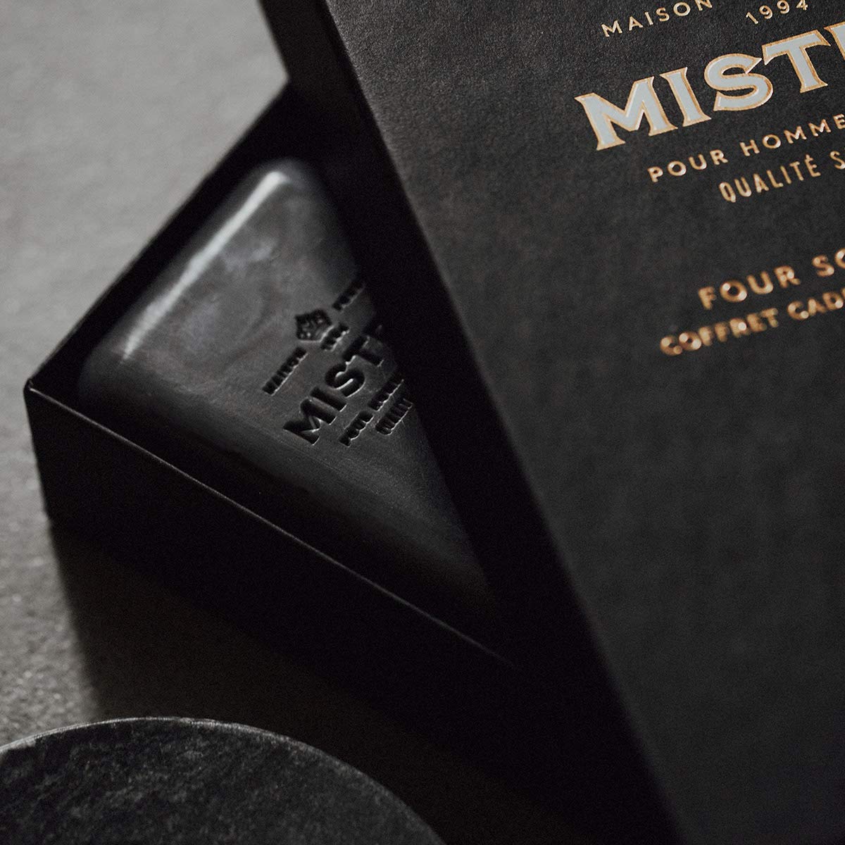 Mistral Men’s Luxury Bar Soap for Men, Classics Gift Set (4 x 8.8 oz)