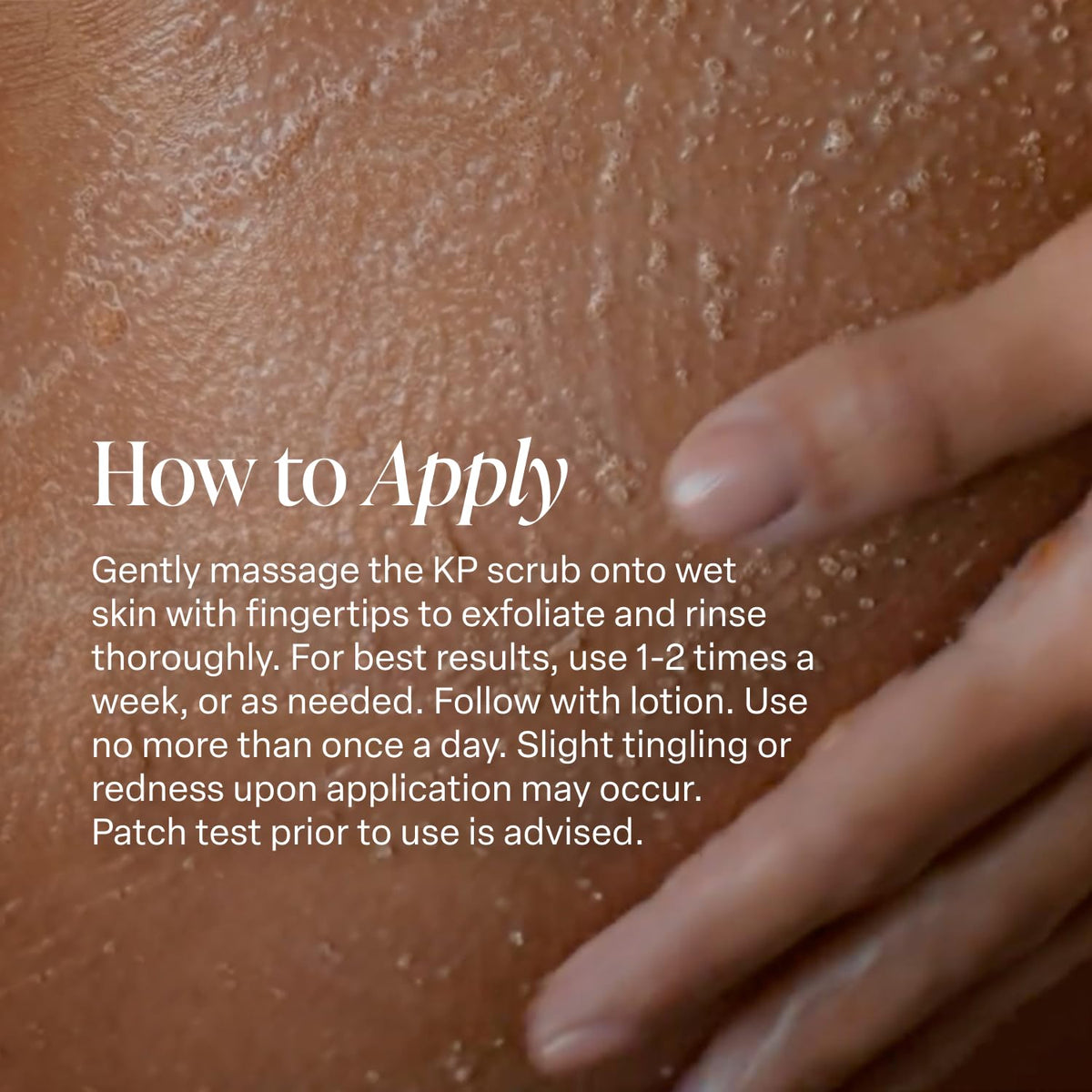 Saltair KP Body Scrub | 10% Glycolic Acid Bump Eraser Exfoliator | 10 oz