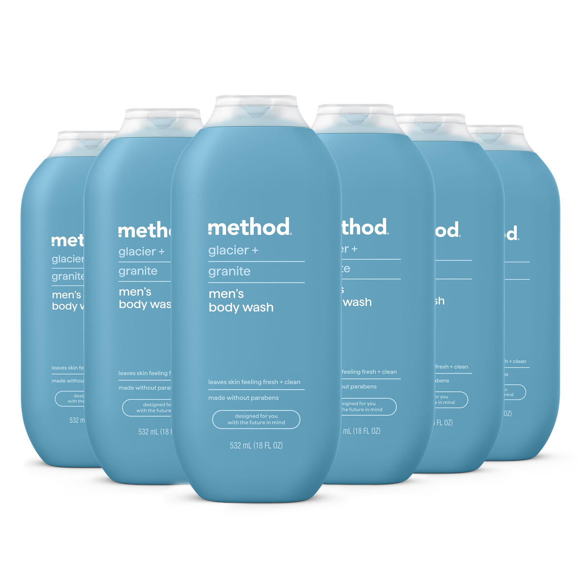 method Men’s Body Wash, Cedar + Cypress, 18 fl oz, 3 Pack
