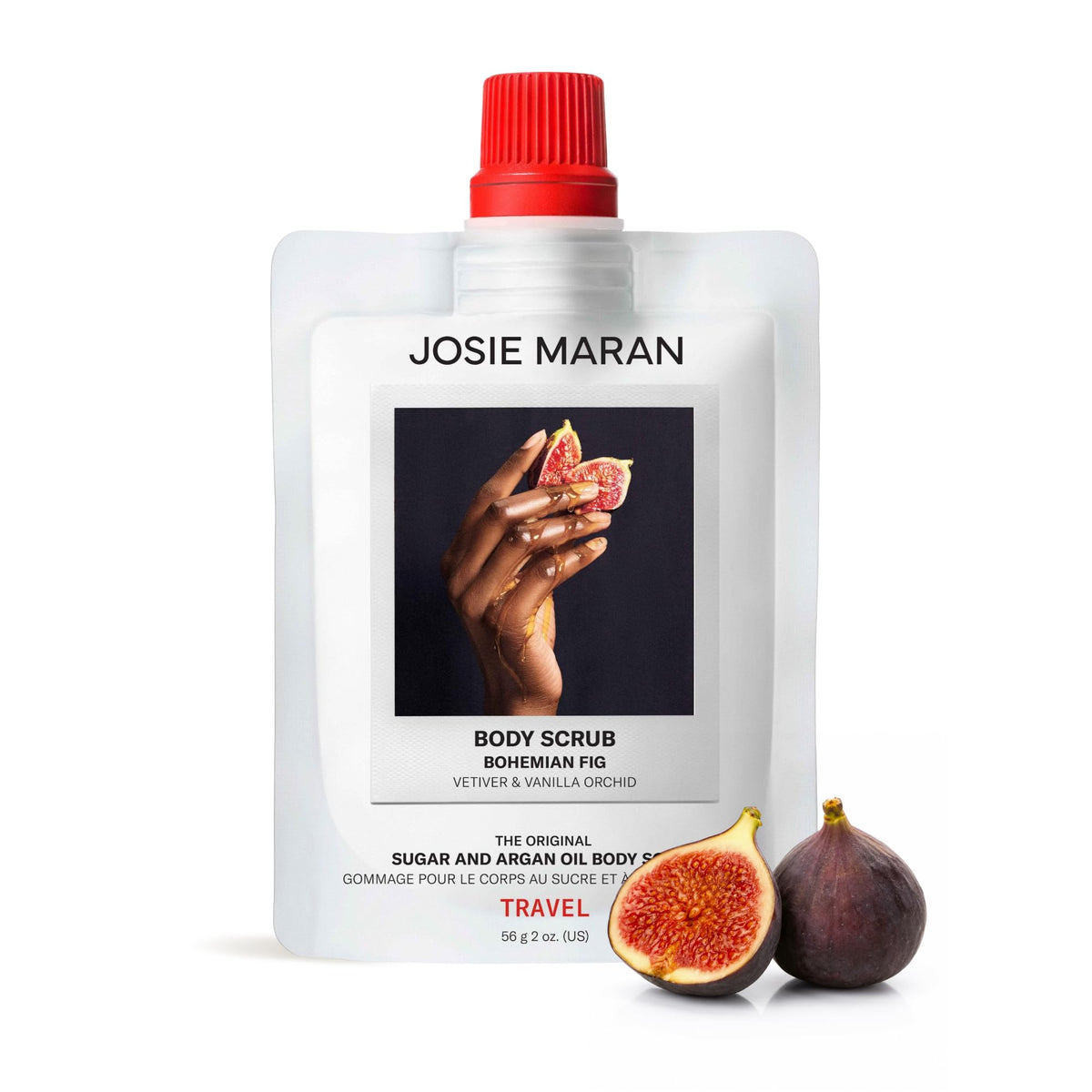 Josie Maran Topless Tangerine Argan Oil + Sugar Balm Body Scrub, 6 wt oz