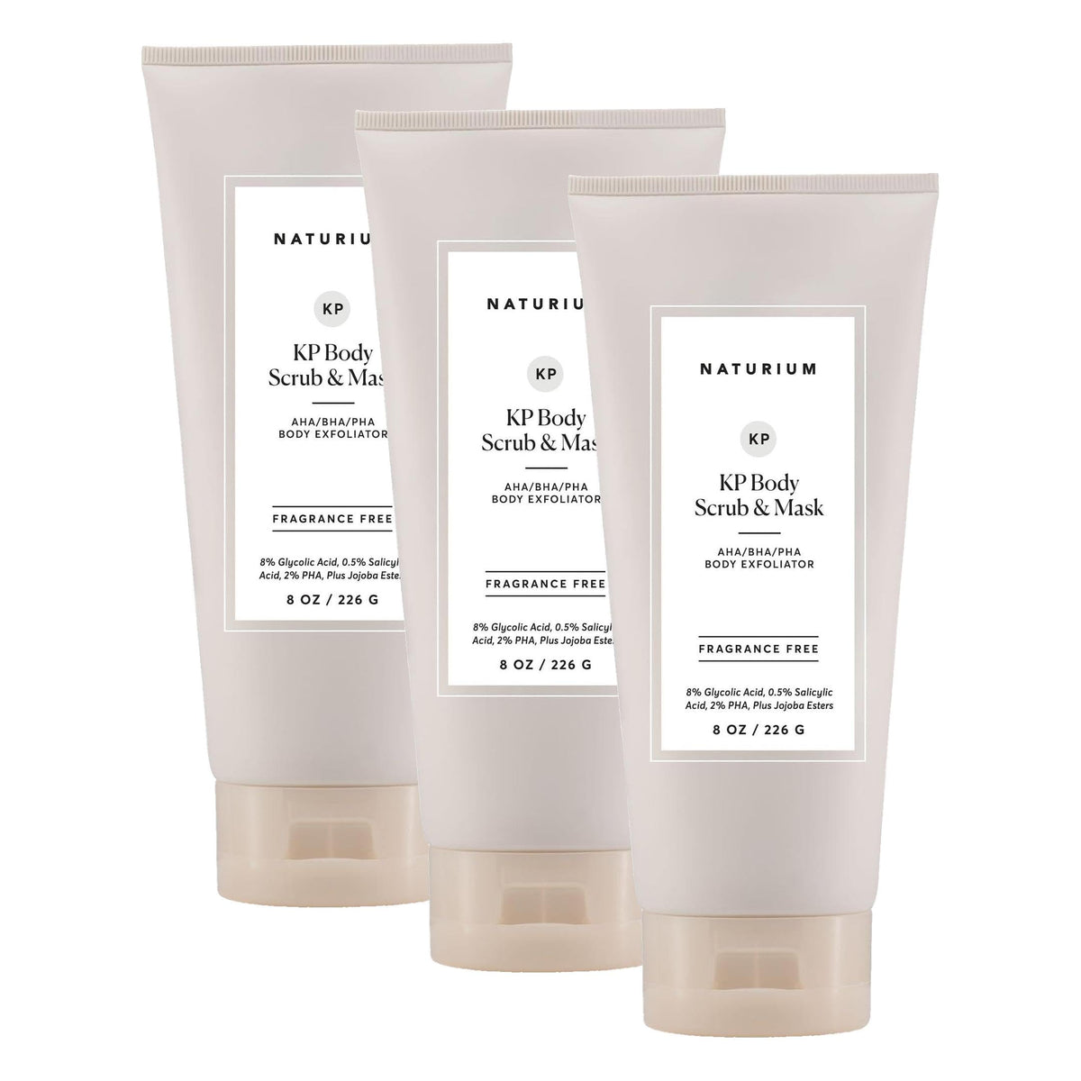 Naturium KP Body Scrub & Mask, AHA, BHA, PHA Exfoliants, 8 fl oz