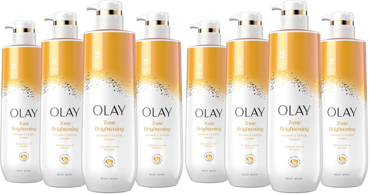Olay Elasticity Boosting Repair Body Wash for Women, Triple Complex with Repair Lipds, Vitamin B3 & Collagen Peptide, Intense Hydration & Long-Lasting Moisture, For All Skin Types, 20 oz (Pack of 4)