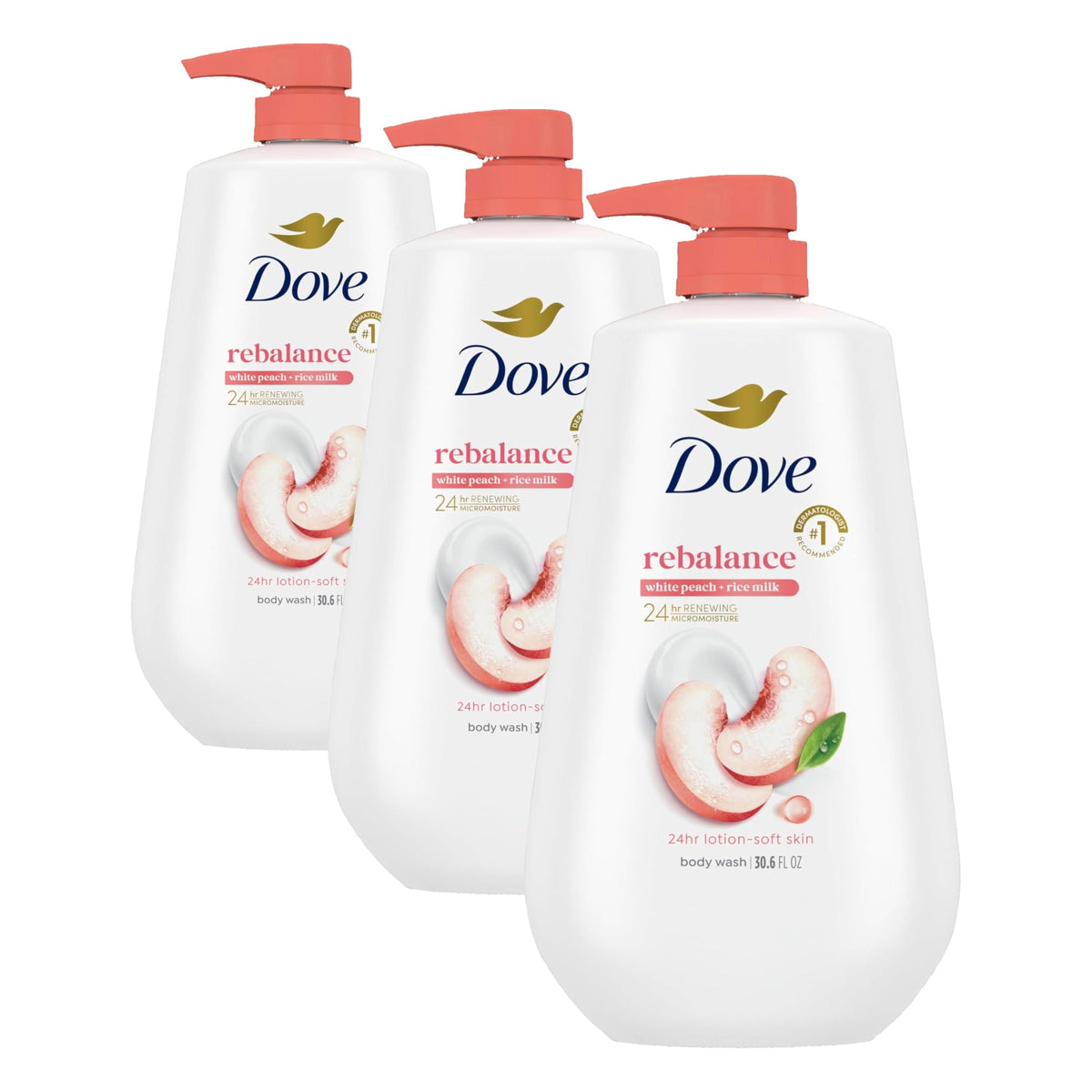 Dove Body Wash Body Wash Refresh Cucumber & Green Tea 30.6 oz, Sulfate Free