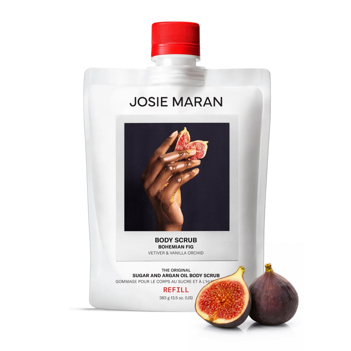 Josie Maran Topless Tangerine Argan Oil + Sugar Balm Body Scrub, 6 wt oz