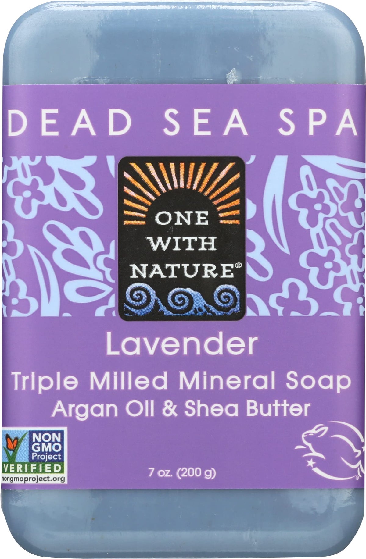 One With Nature Shea Butter Dead Sea Mineral Soap, 7 Ounce Bars (Pack of 6)