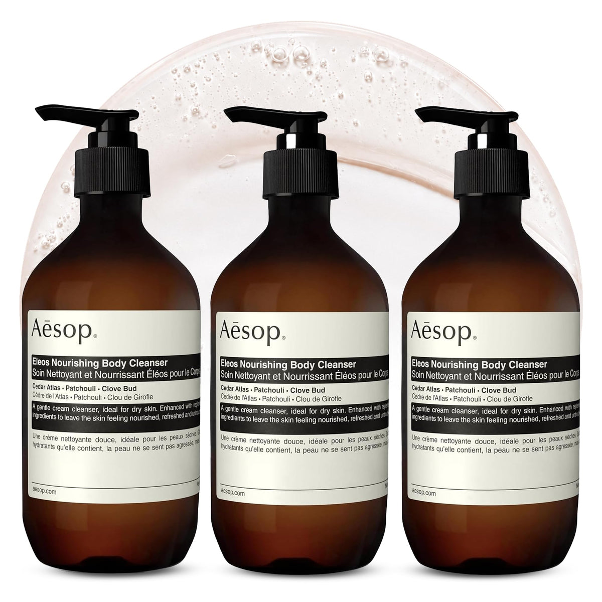 Aesop Geranium Leaf Body Cleanser | Gentle Shower Gel with Geranium, Mandarin and Bergamot Essential Oil Blend to Refresh & Balance Skin | 500 mL / 16.9 oz