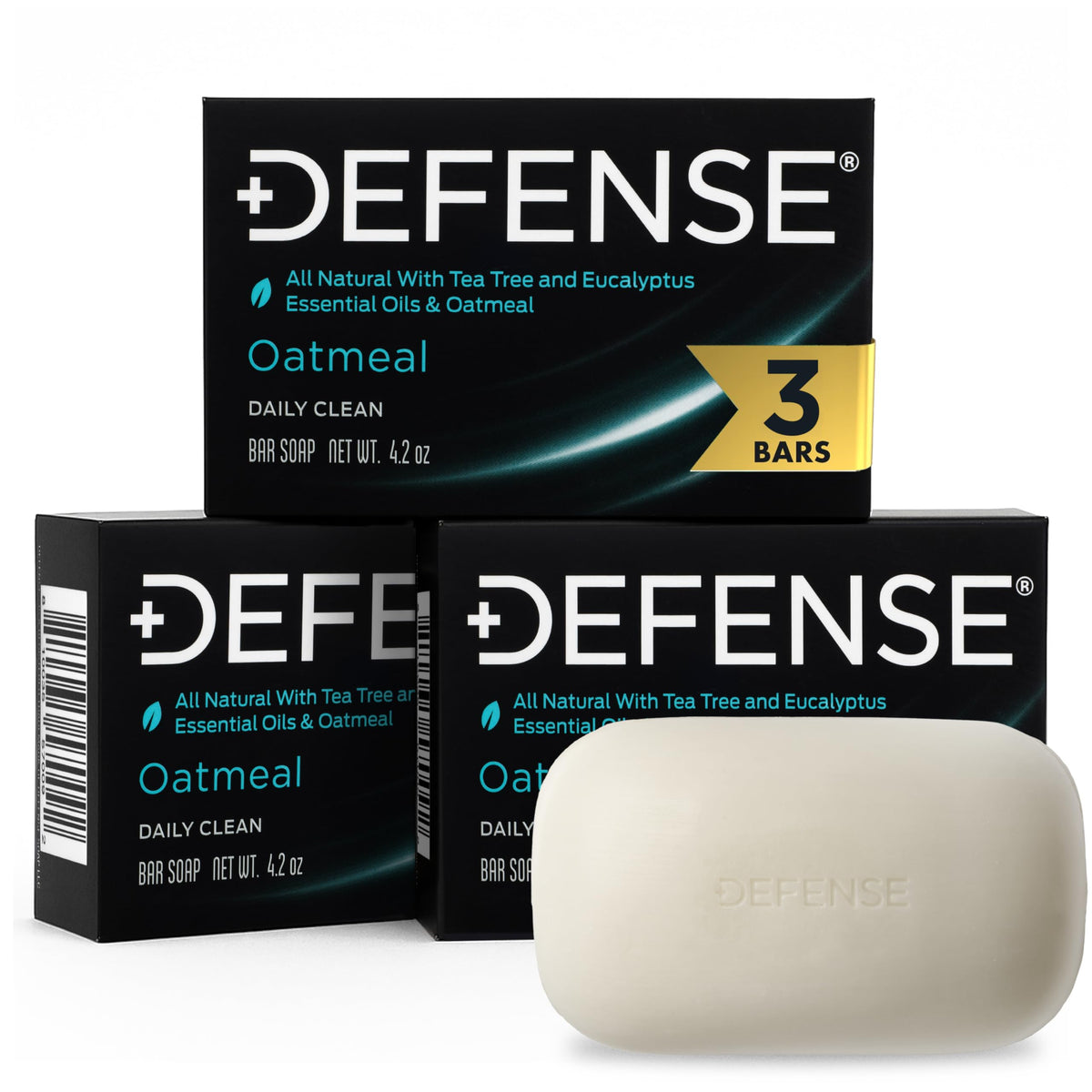 Defense Soap 5pk All Natural Tea Tree Bar Soap for Men