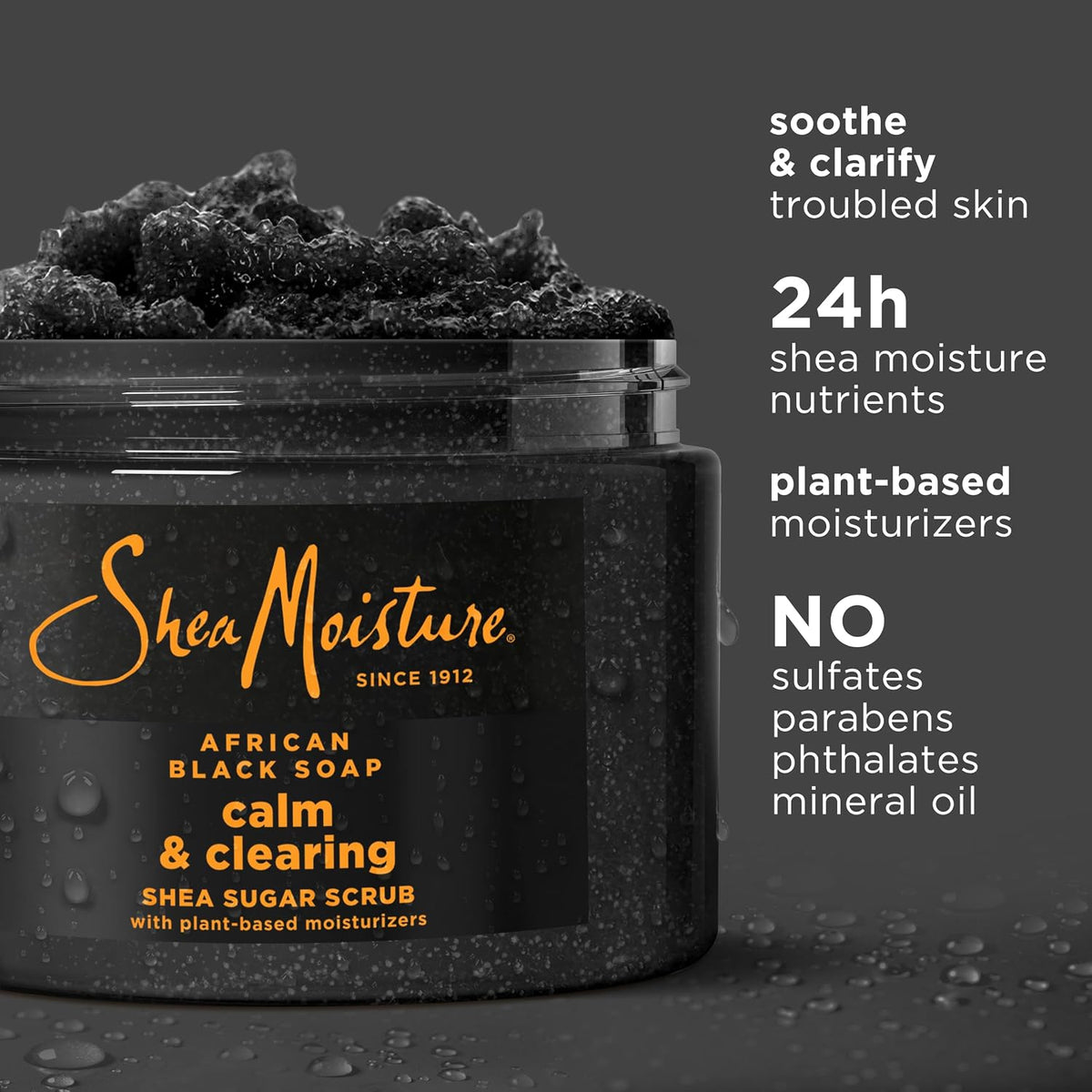 SheaMoisture African Black Soap Sugar Body Scrub 12oz