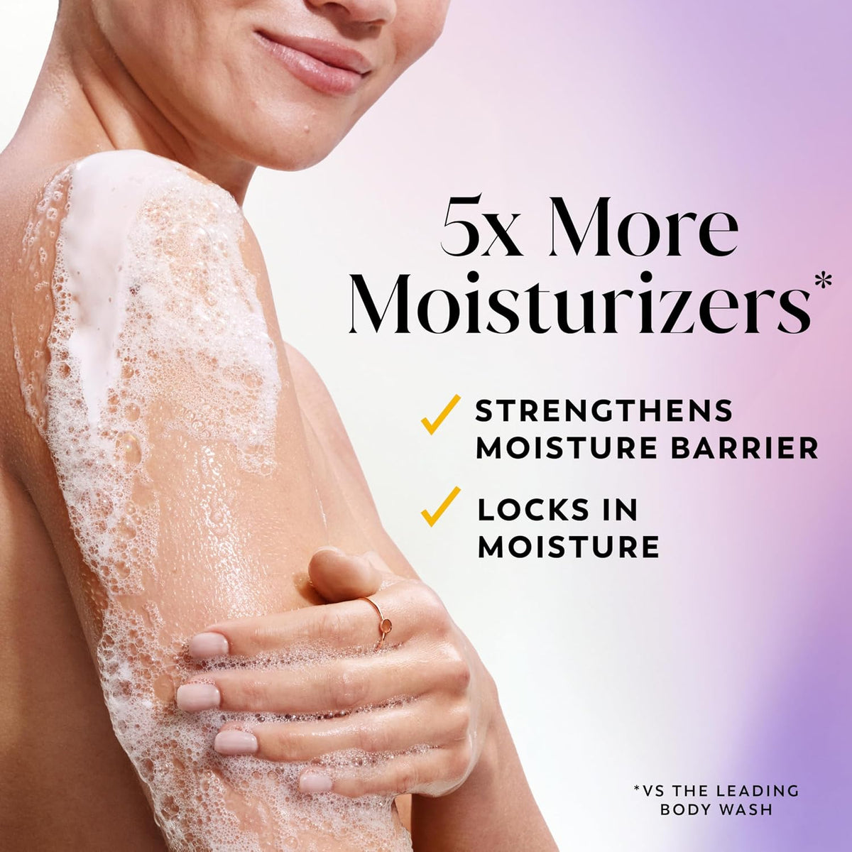 Olay Body Wash for Women, Age Defying with Vitamin E, 24hr Moisturizing, Hydrating & Refreshing, B3 Vitamin Complex, Free of Parabens & Phthalates, for All Skin Types, Scented, 22 fl oz (Pack of 4)