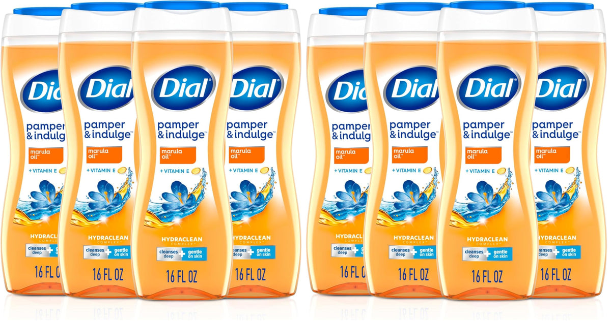 Dial Body Wash, Hydraclean Complex & Vitamin E, Gold, 16 Fl Oz, 4-Pack