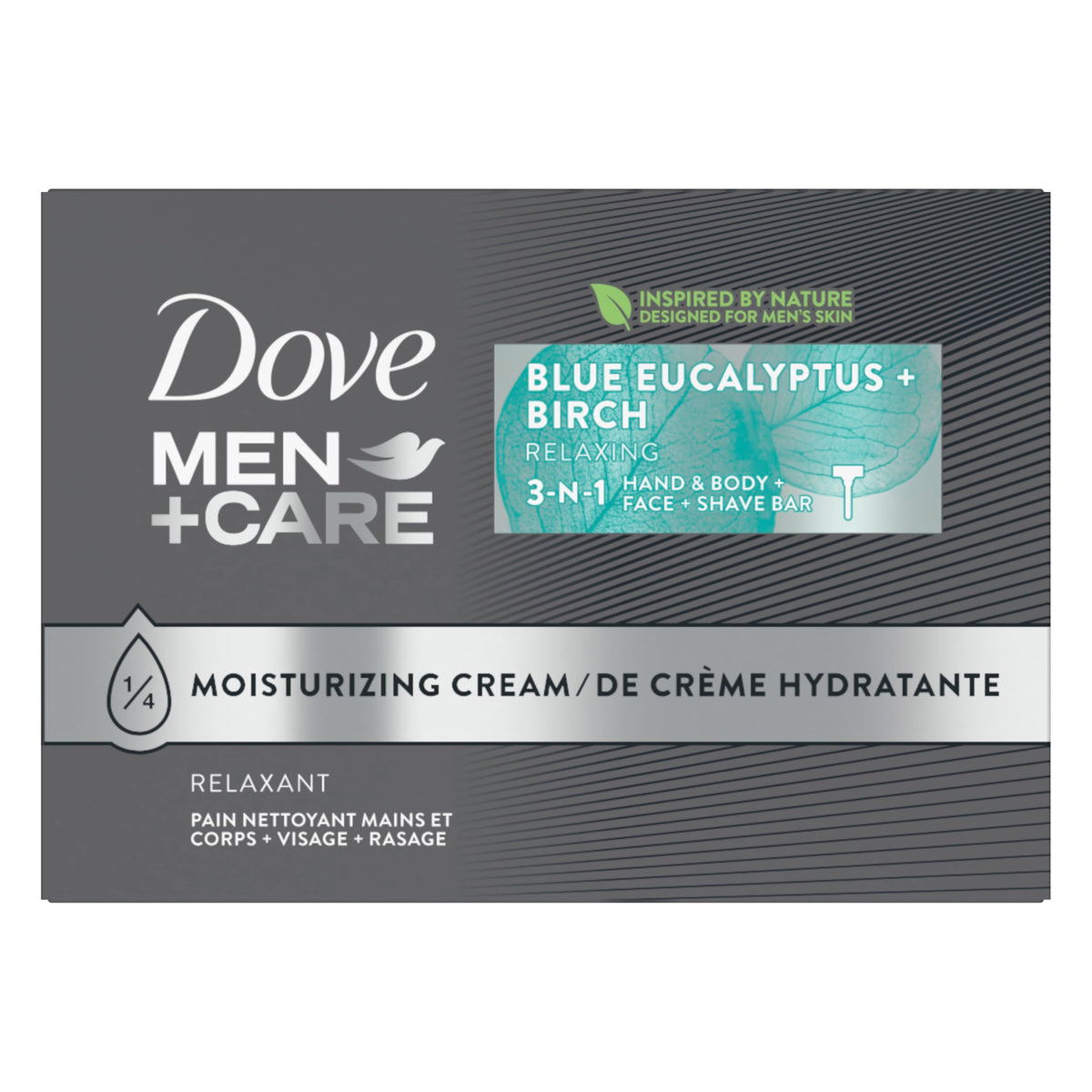 Dove Men Body and Face Bar To Clean and Hydrate Skin 8 Bars 3.75 oz