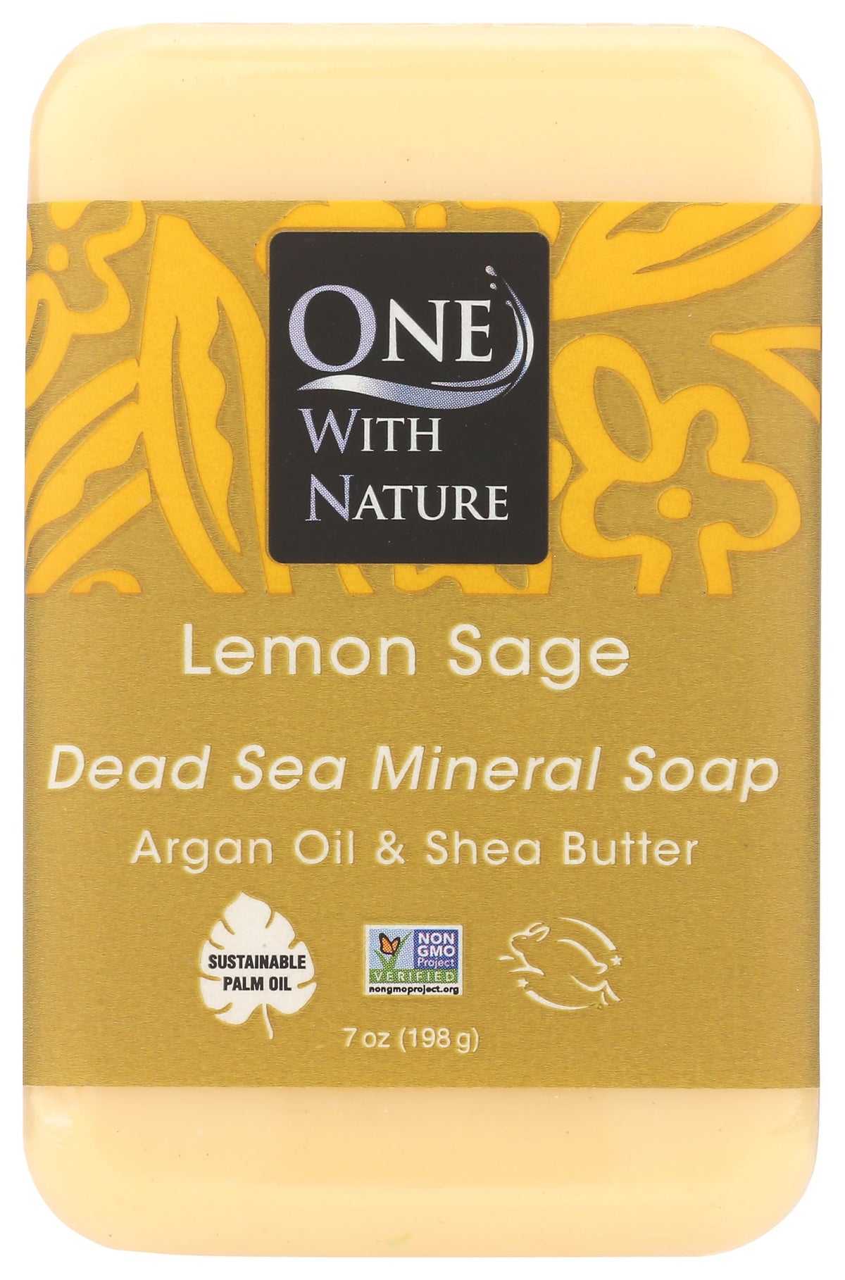 One With Nature Shea Butter Dead Sea Mineral Soap, 7 Ounce Bars (Pack of 6)
