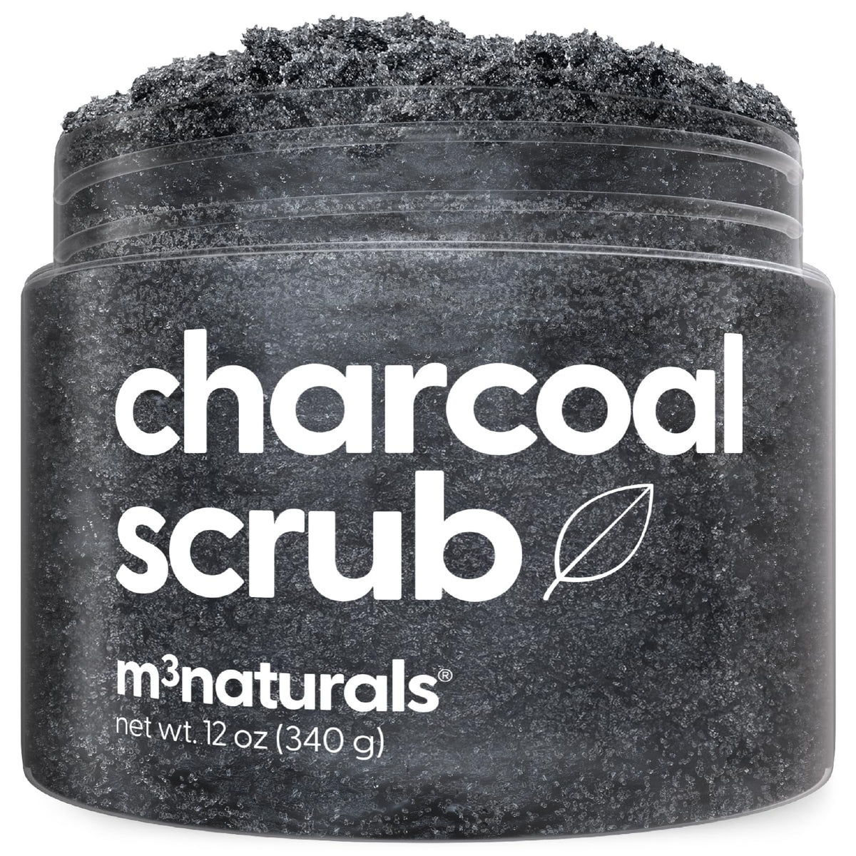 Himalayan Salt Scrub Face Foot & Body Exfoliator Infused with Collagen and Stem Cell Natural Exfoliating Salt Body Scrub for Toning Cellulite Skin Care by M3 Naturals