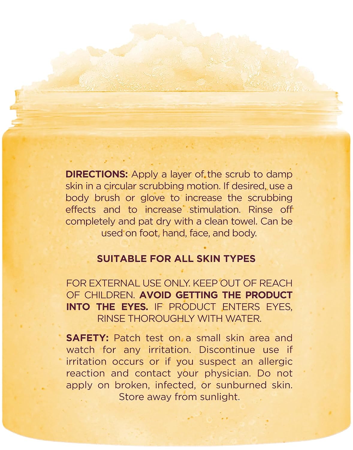Brooklyn Botany Peach Bellini Honey Sugar Scrub - 10 oz