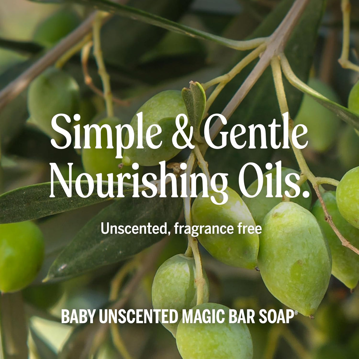 Dr. Bronner's Pure-Castile Bar Soap, Baby Unscented, 5 oz, 2-Pack