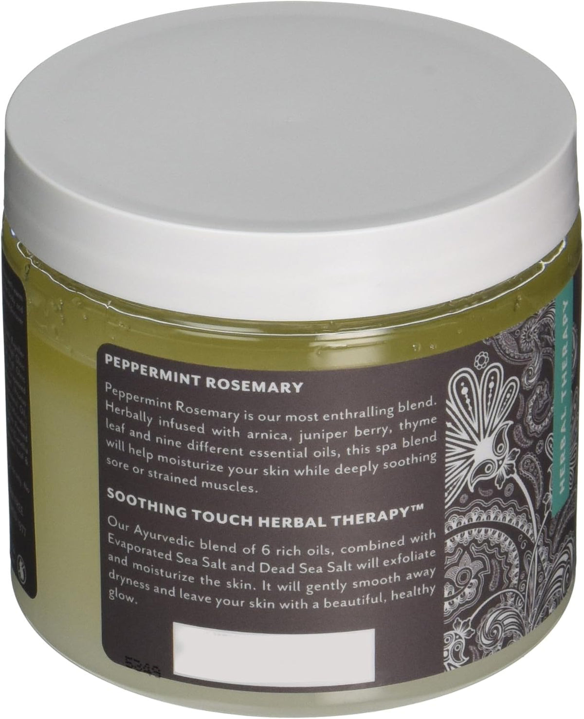 Soothing Touch Herbal Salt Scrub, Peppermint Rosemary - 20 Oz