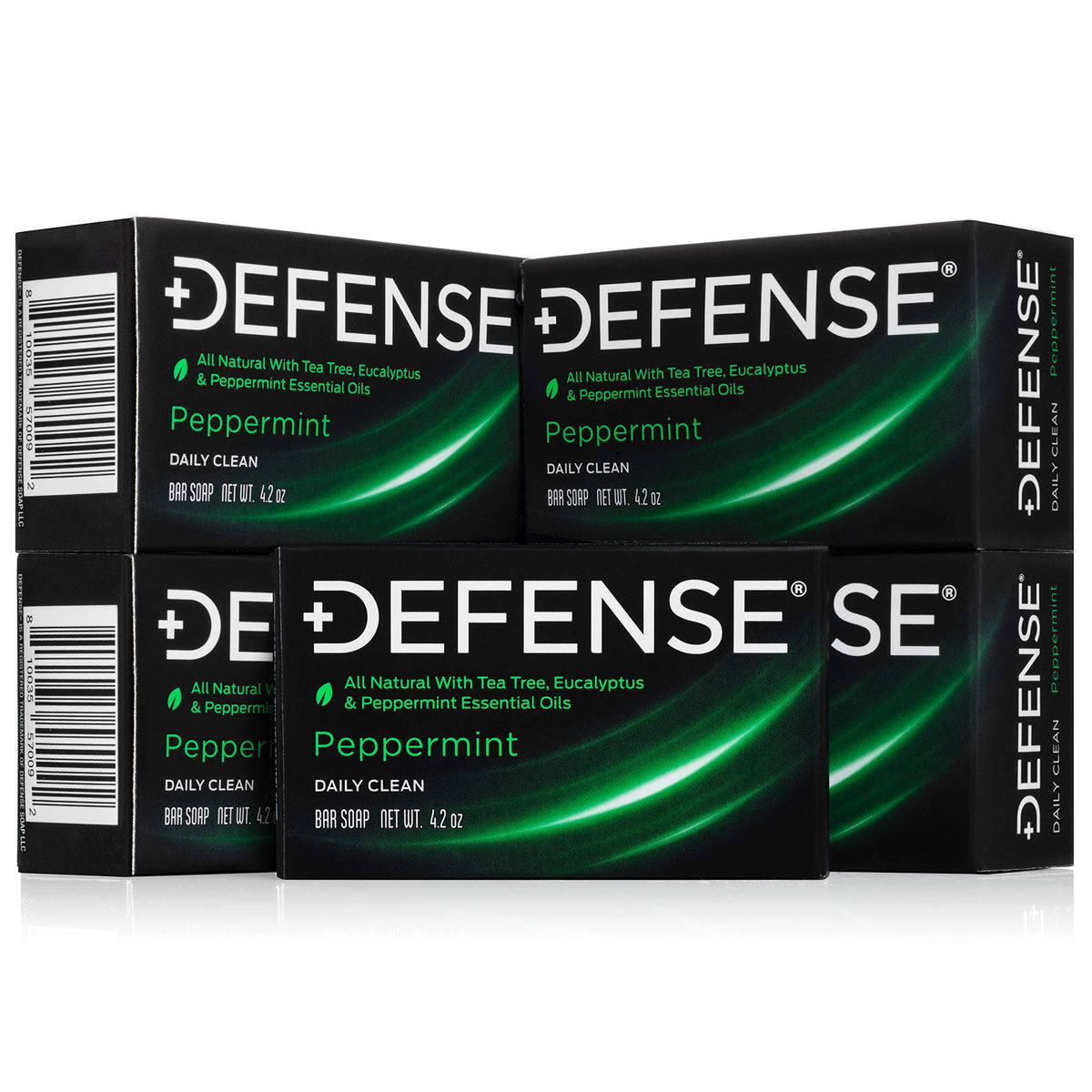 Defense Soap 5pk All Natural Tea Tree Bar Soap for Men