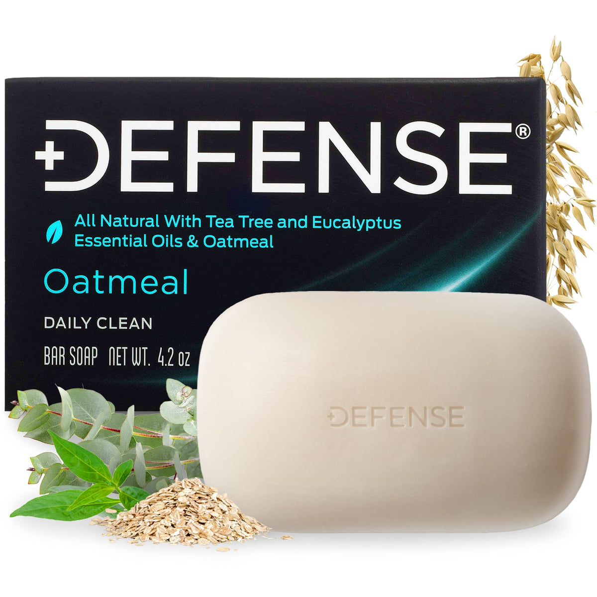 Defense Soap 5pk All Natural Tea Tree Bar Soap for Men
