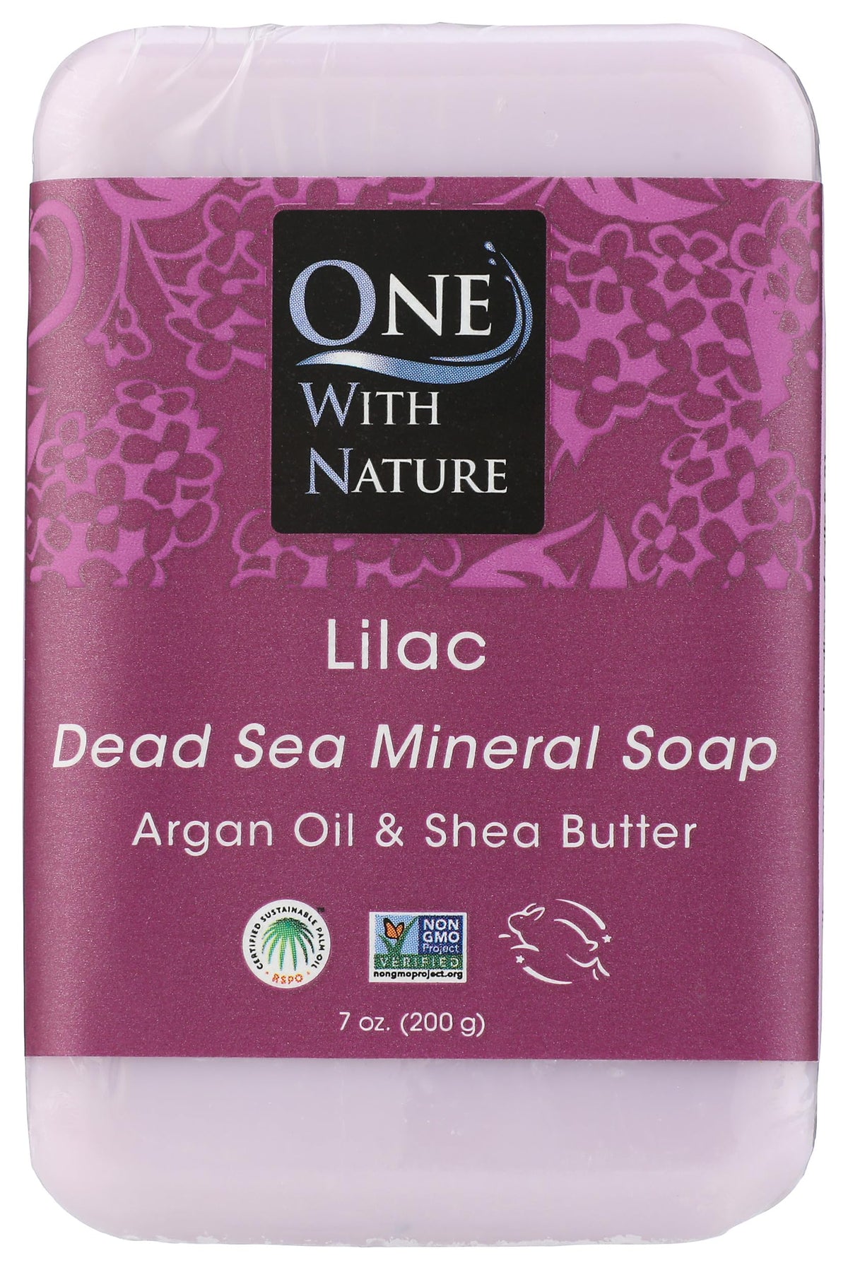 One With Nature Shea Butter Dead Sea Mineral Soap, 7 Ounce Bars (Pack of 6)