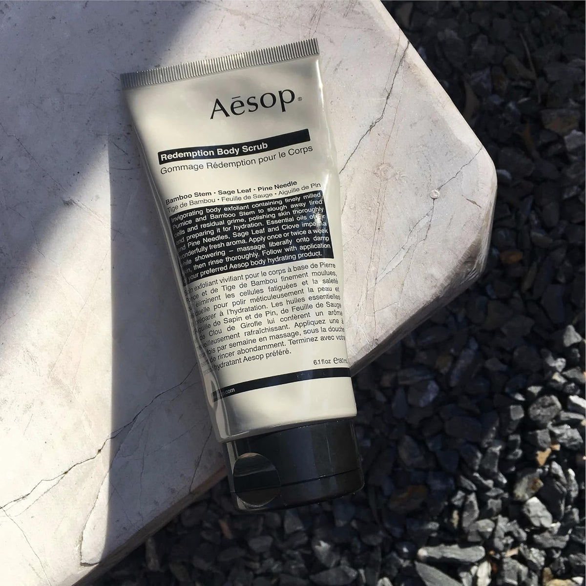 Aesop Redemption Body Scrub | Buff and Polish the Skin | Blend of Finely Milled Pumice and Aromatic Botanicals | 6.5 oz