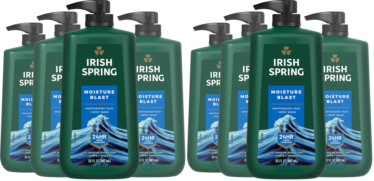 Irish Spring Body Wash for Men, Original Scent, 887 mL