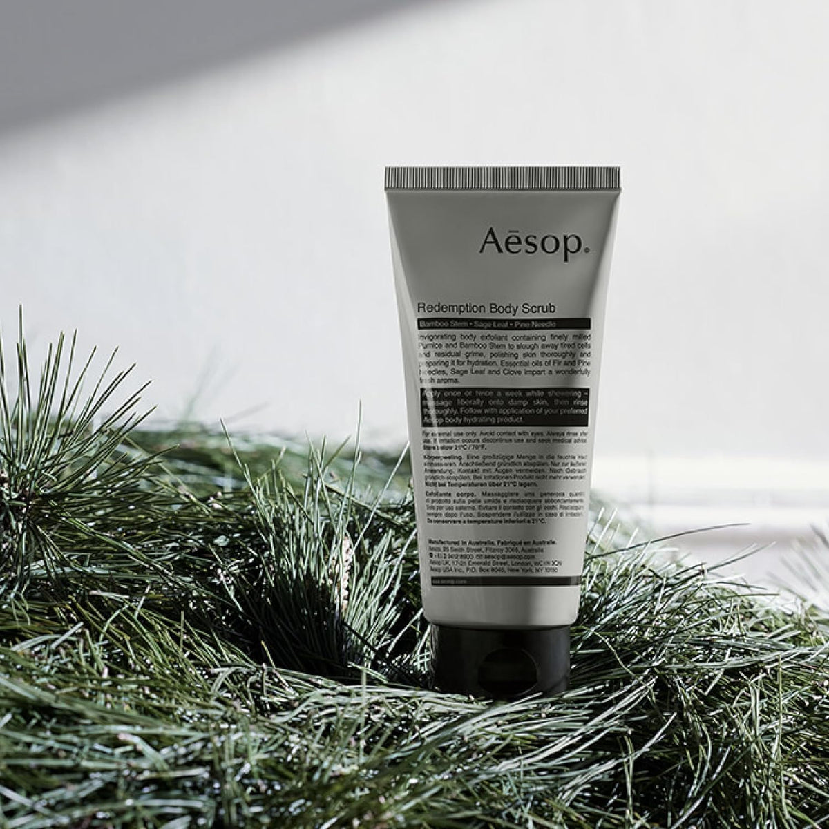 Aesop Redemption Body Scrub | Buff and Polish the Skin | Blend of Finely Milled Pumice and Aromatic Botanicals | 6.5 oz