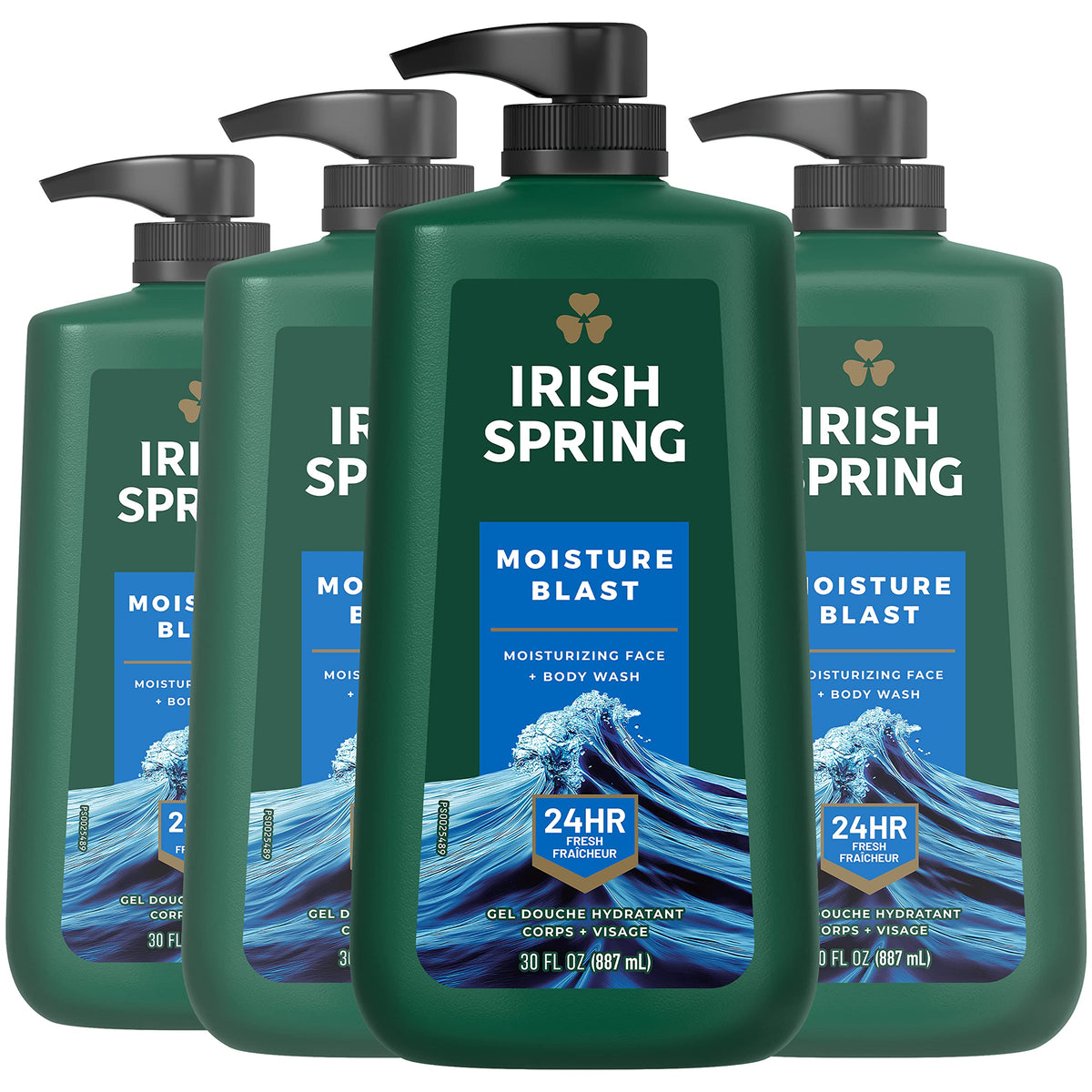 Irish Spring Body Wash for Men, Original Scent, 887 mL