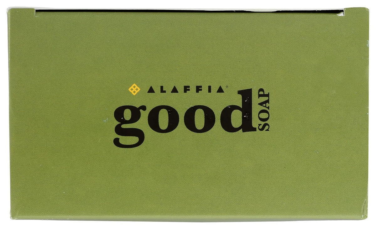 Alaffia, Good Soap Peppermint Value Pack 4 Count, 5 Ounce