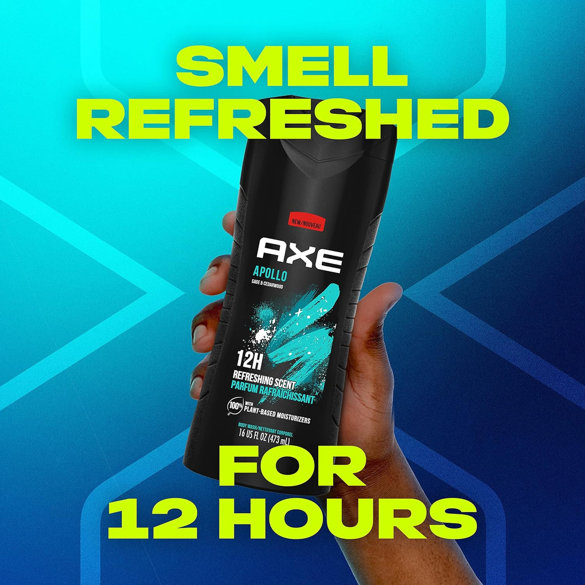 AXE Sage & Cedarwood Body Wash Apollo 4 Count 16 fl oz